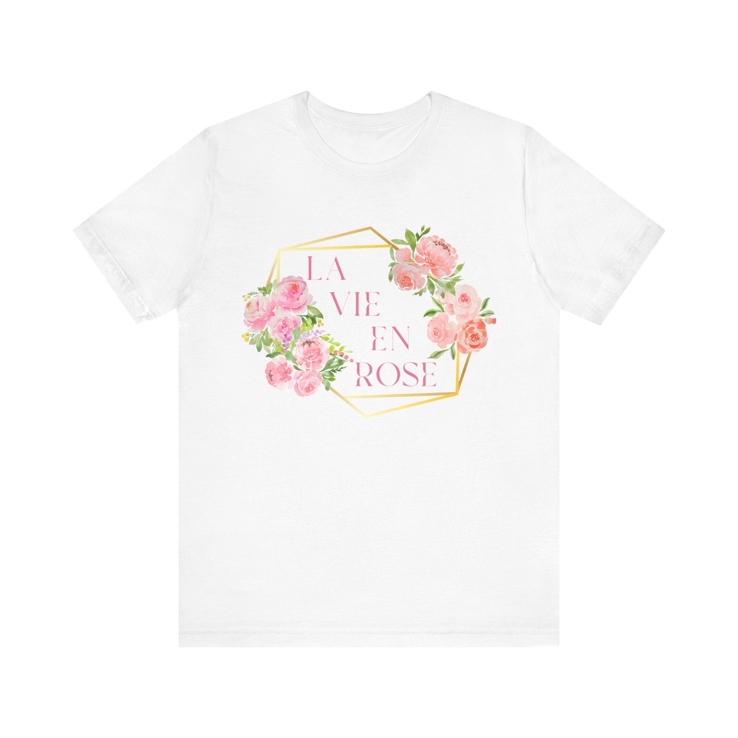 La Vie En Rose Framed French T-Shirt