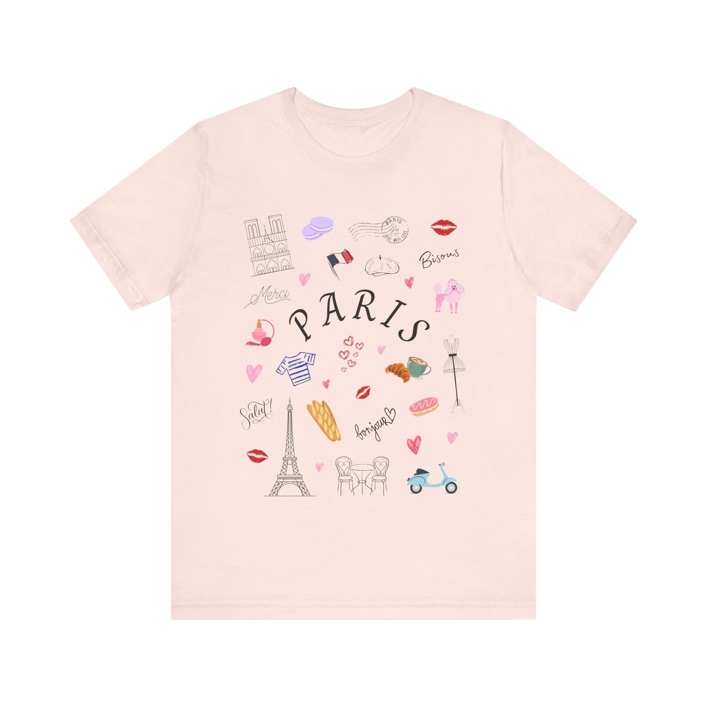 Paris Doodle Art T-Shirt