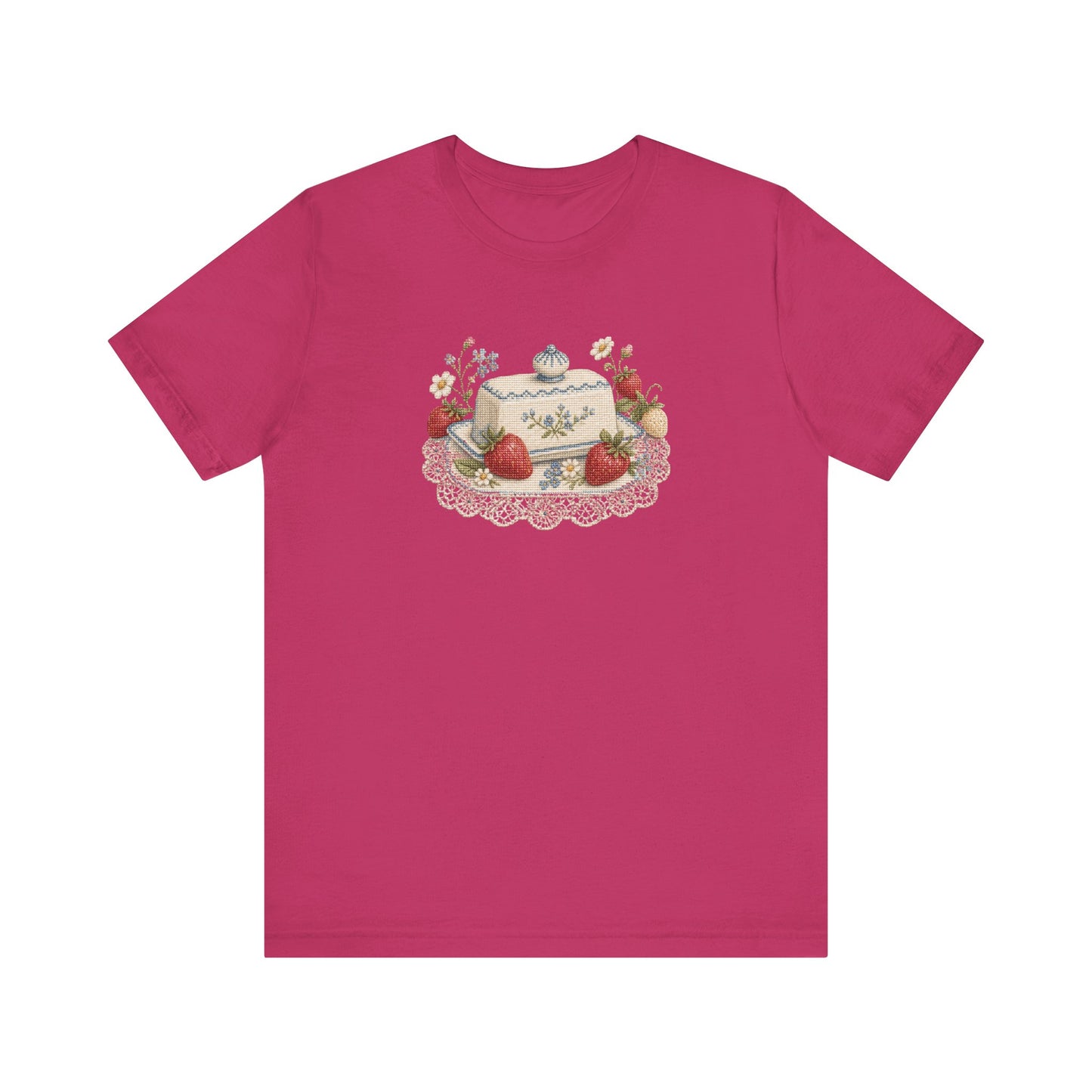 Crochet Style Butter Dish T-Shirt
