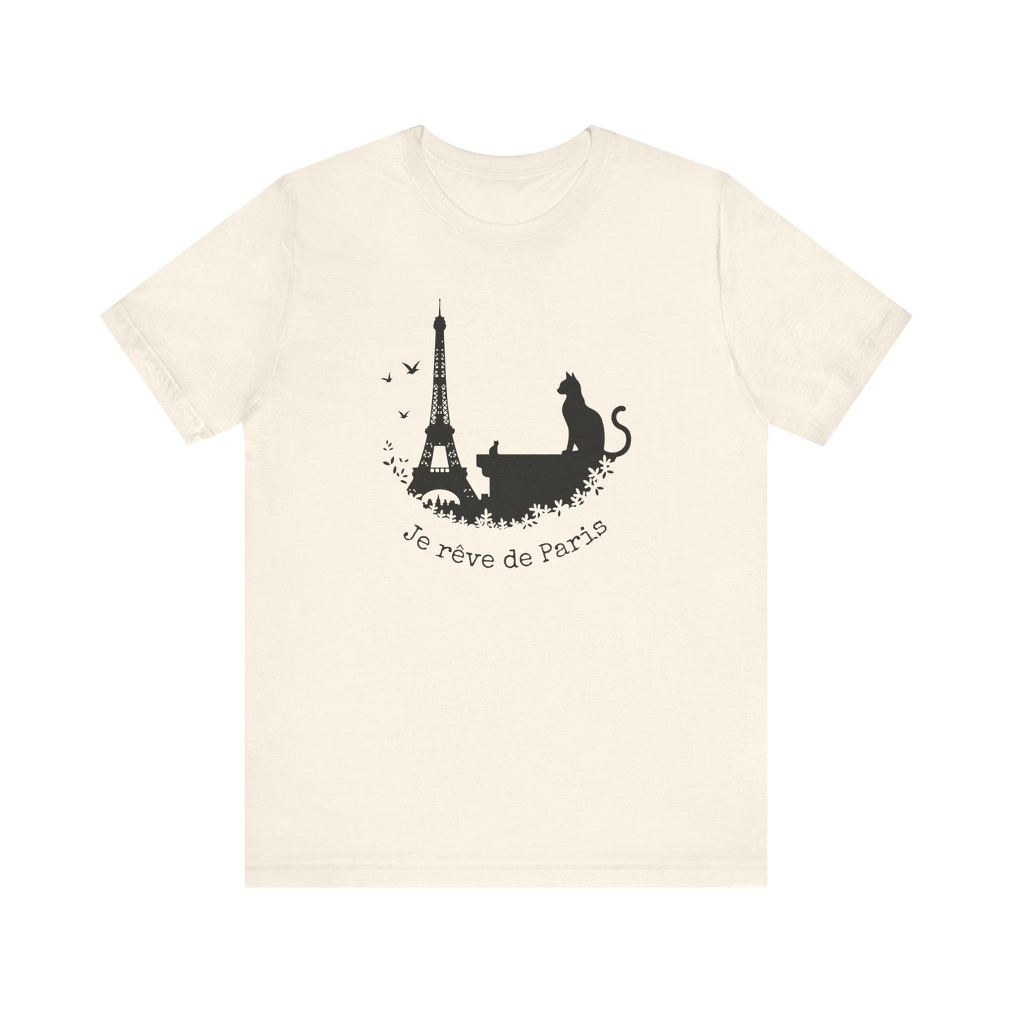 Je Rêve de Paris Cat French T-Shirt