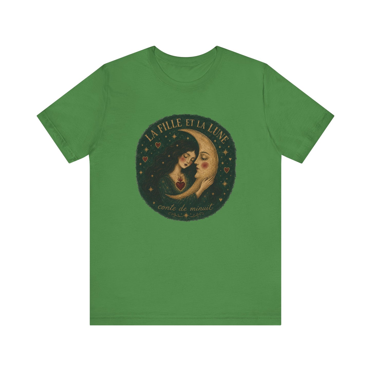 La fille et la lune French T-Shirt
