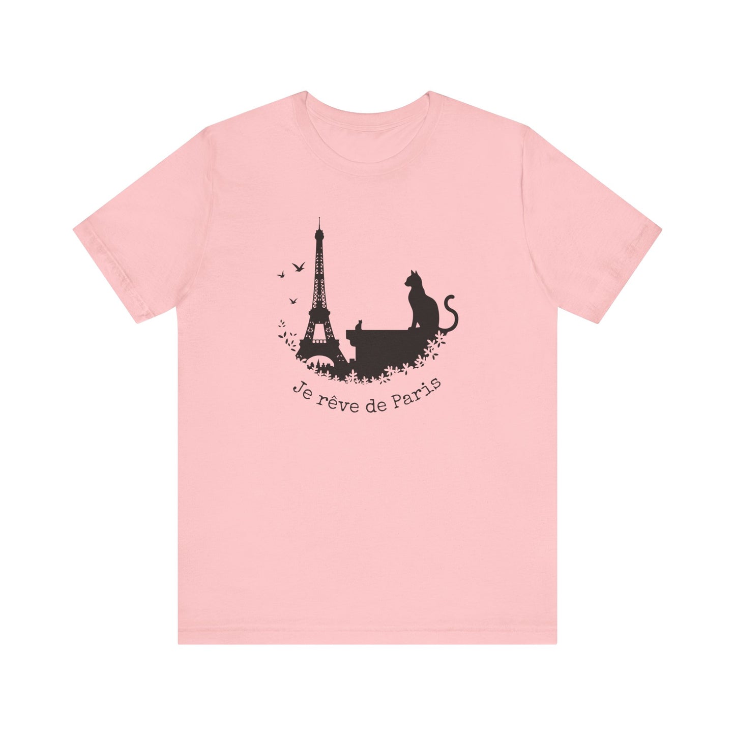 Je Rêve de Paris Cat French T-Shirt