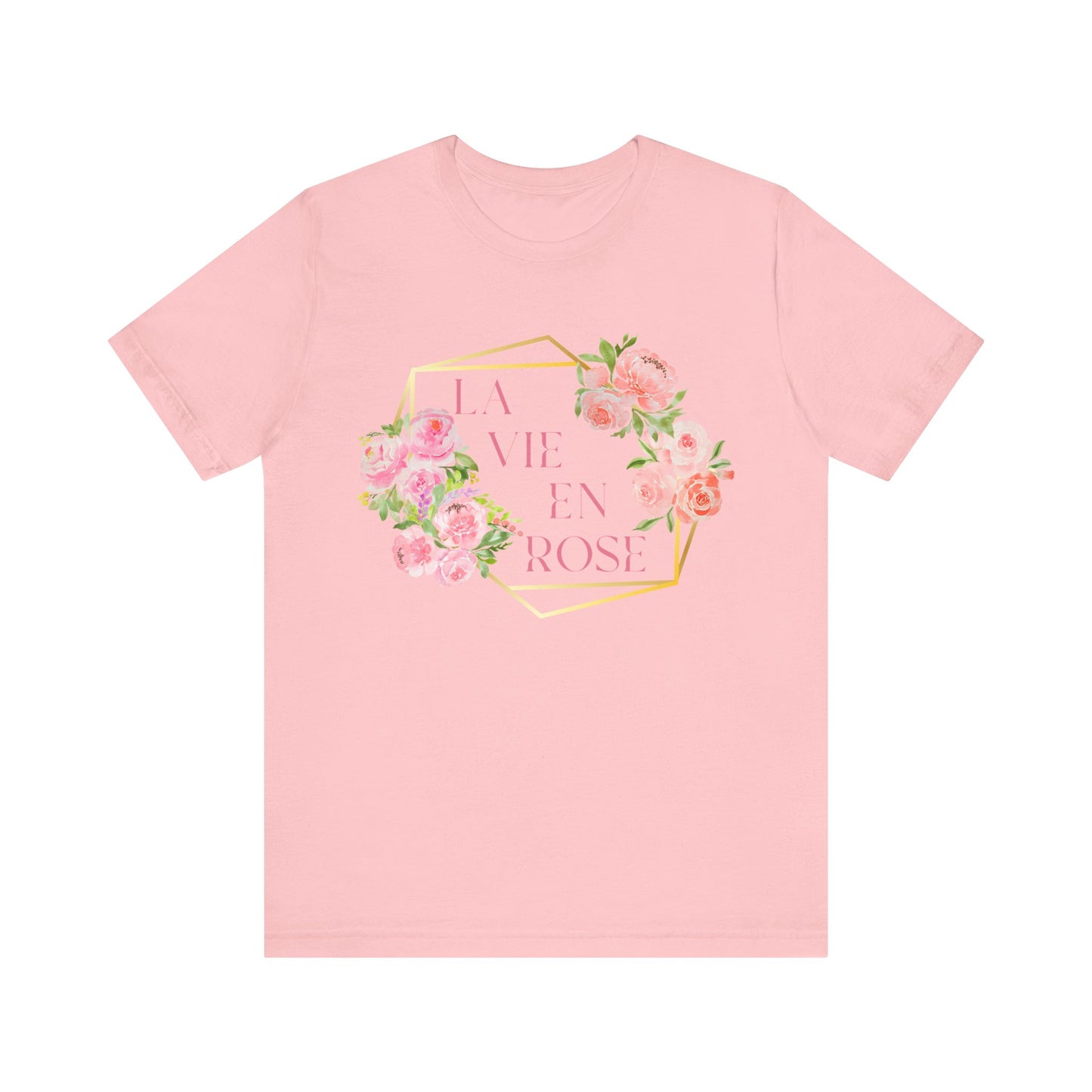 La Vie En Rose Framed French T-Shirt