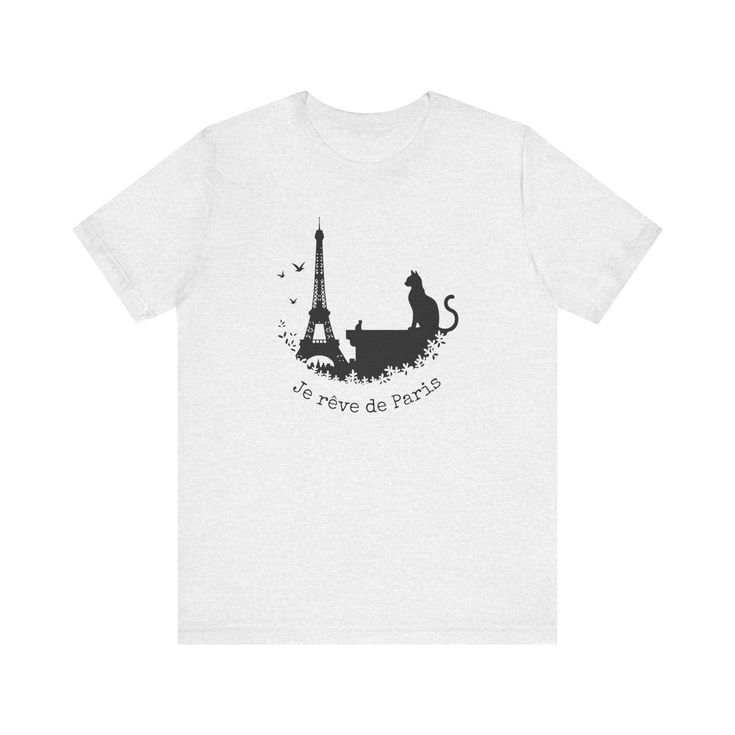 Je Rêve de Paris Cat French T-Shirt