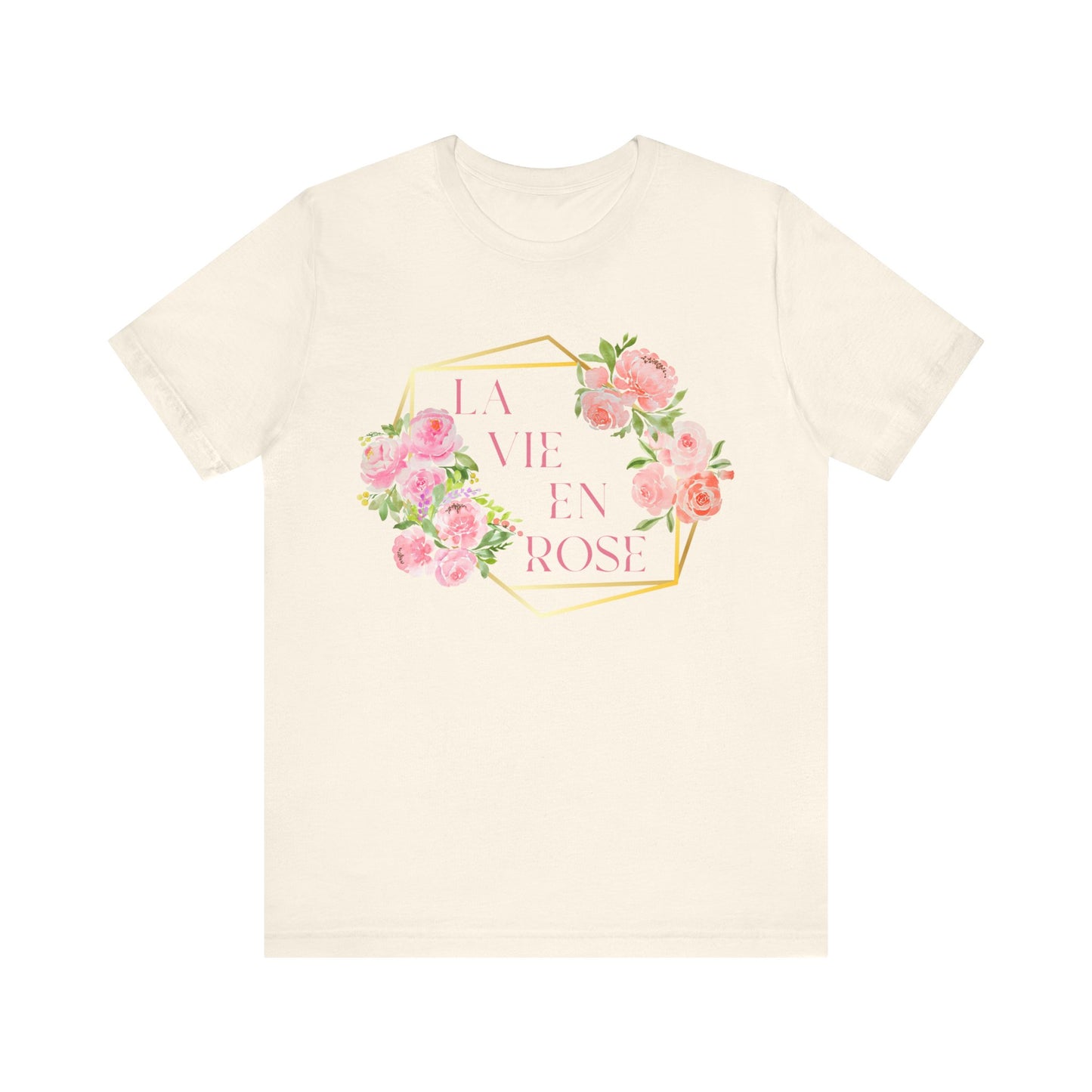 La Vie En Rose Framed French T-Shirt