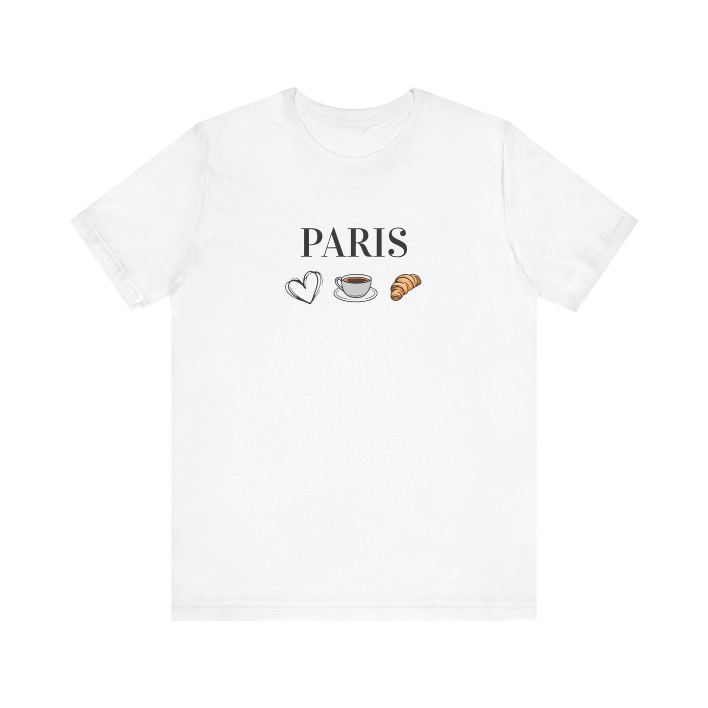 Paris Coffee & Croissant T-Shirt