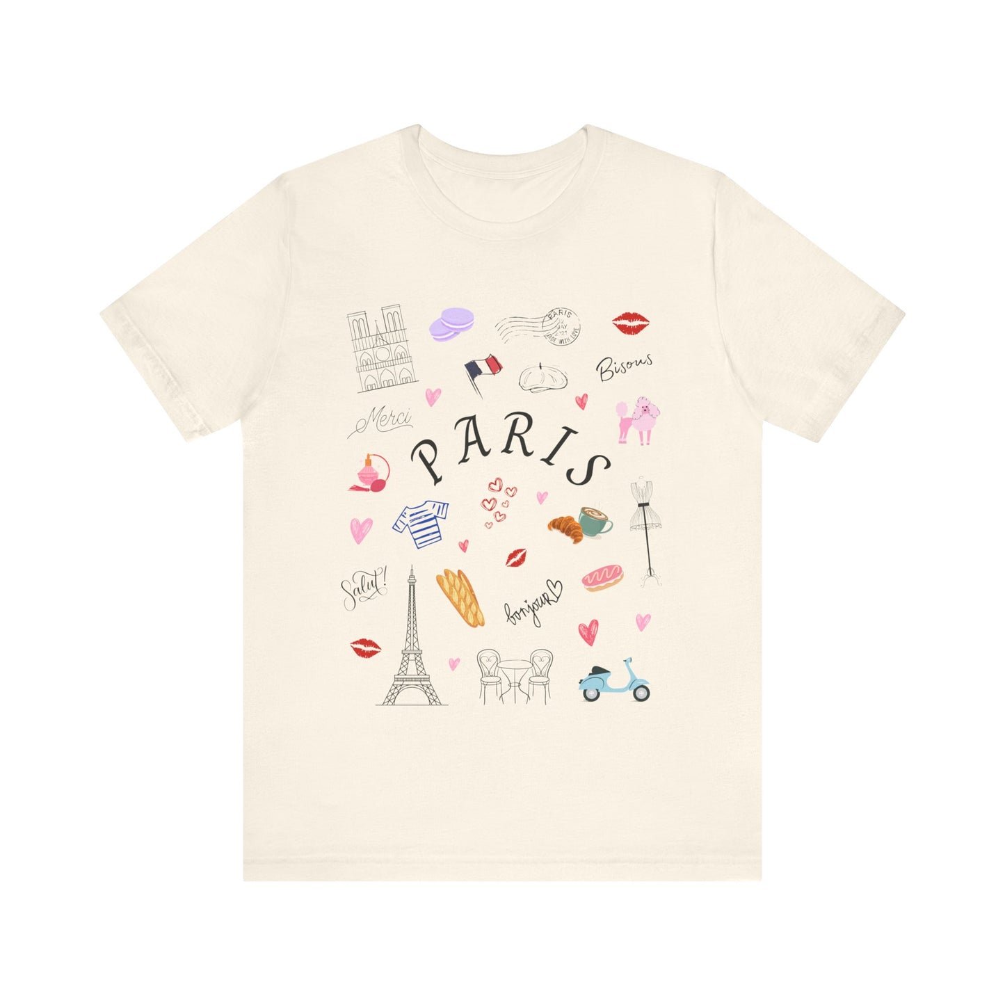 Paris Doodle Art T-Shirt