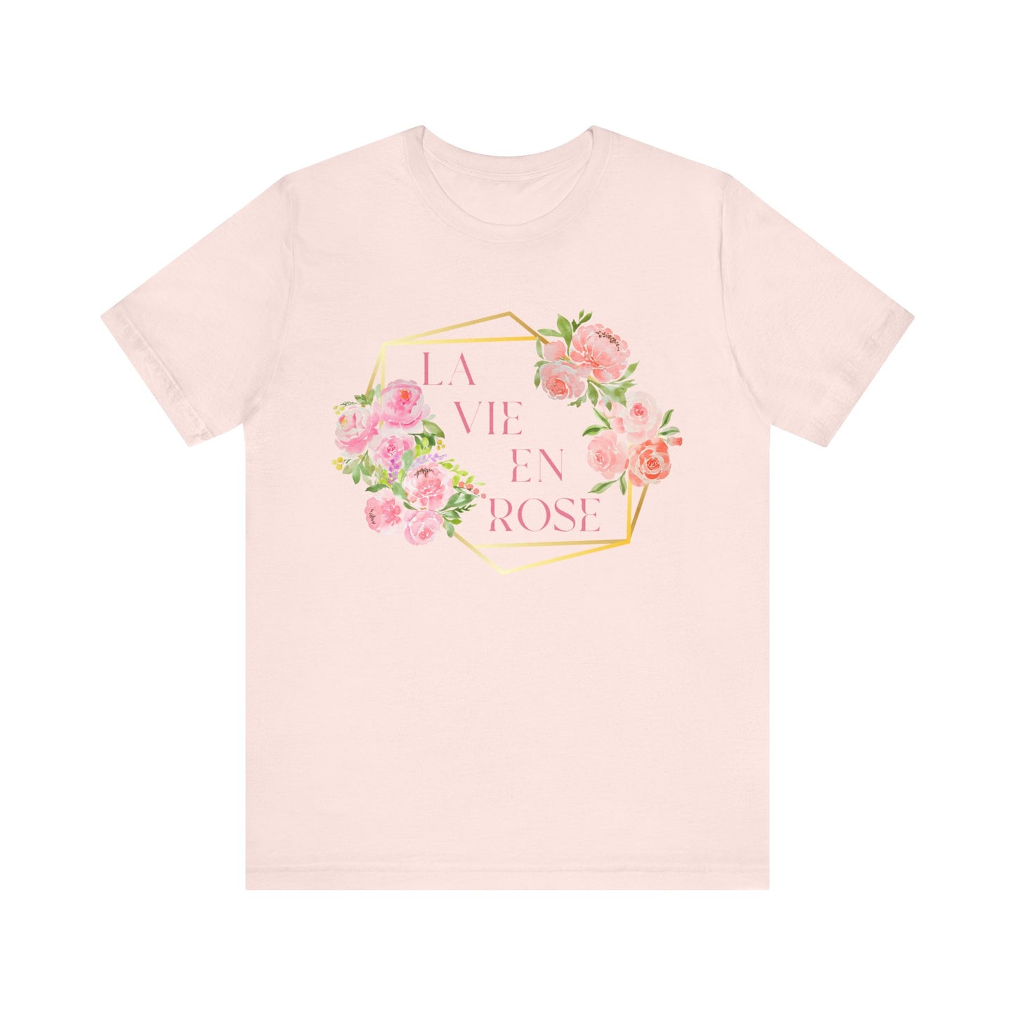 La Vie En Rose Framed French T-Shirt