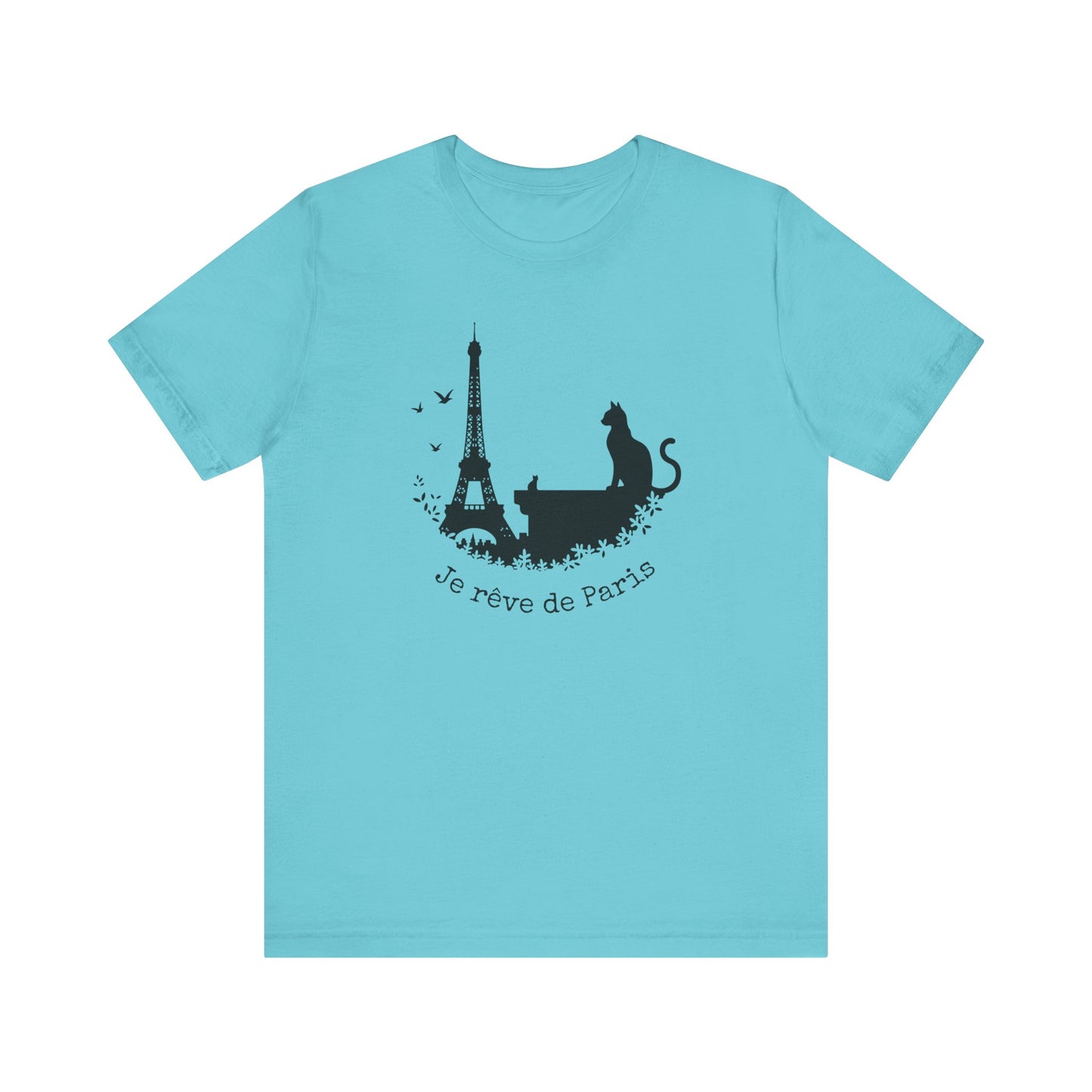 Je Rêve de Paris Cat French T-Shirt