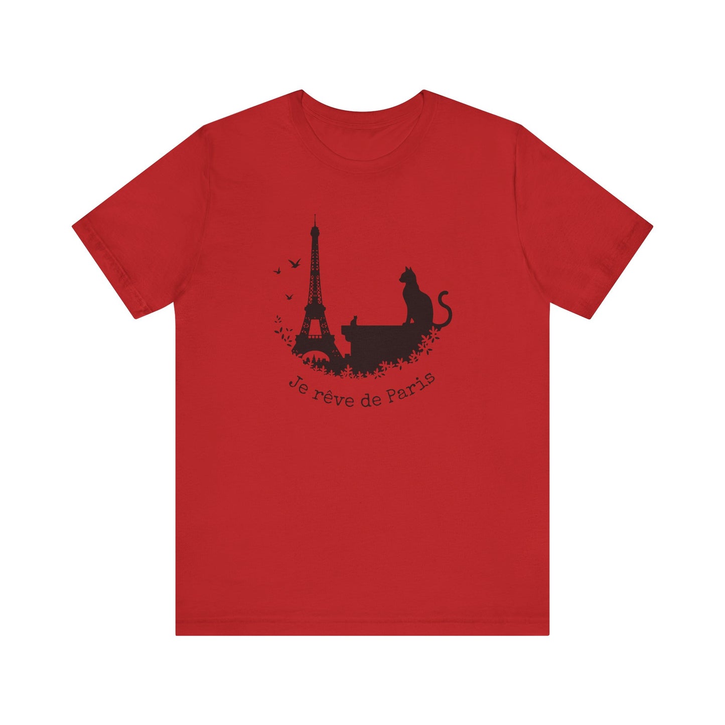 Je Rêve de Paris Cat French T-Shirt