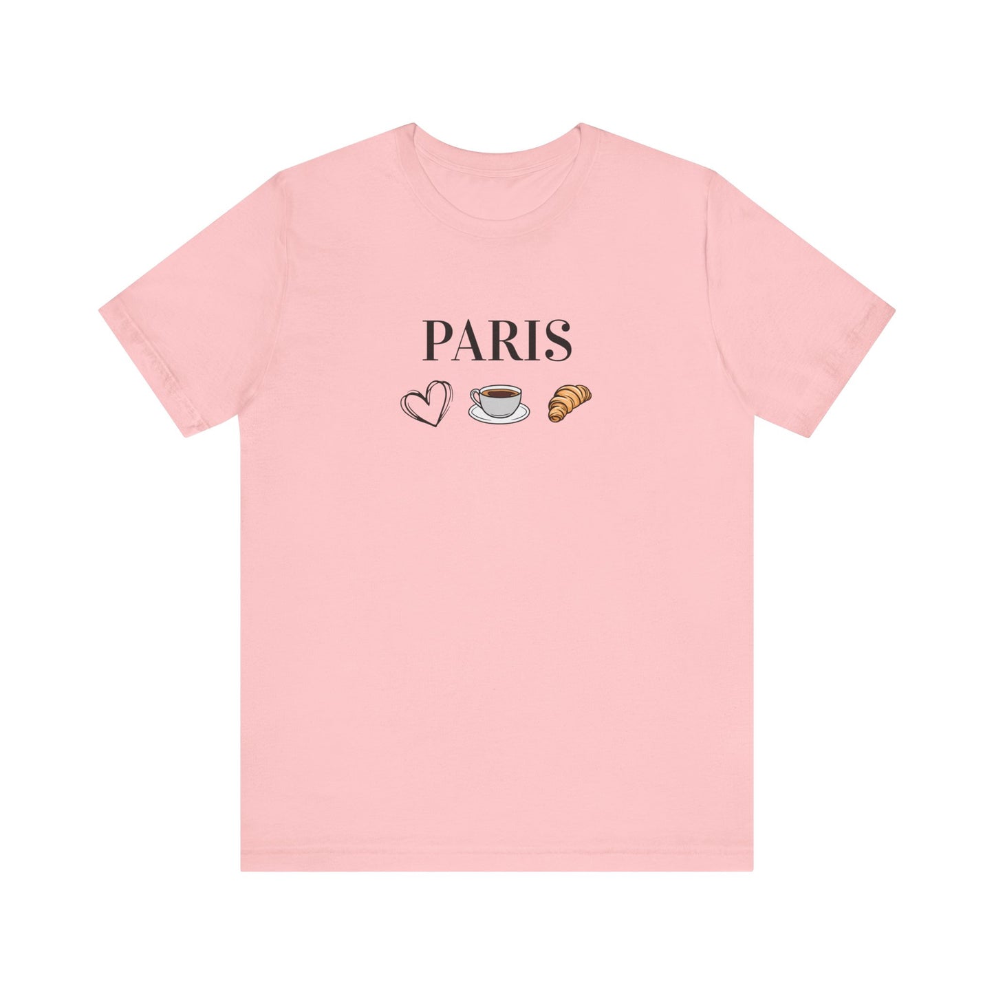 Paris Coffee & Croissant T-Shirt