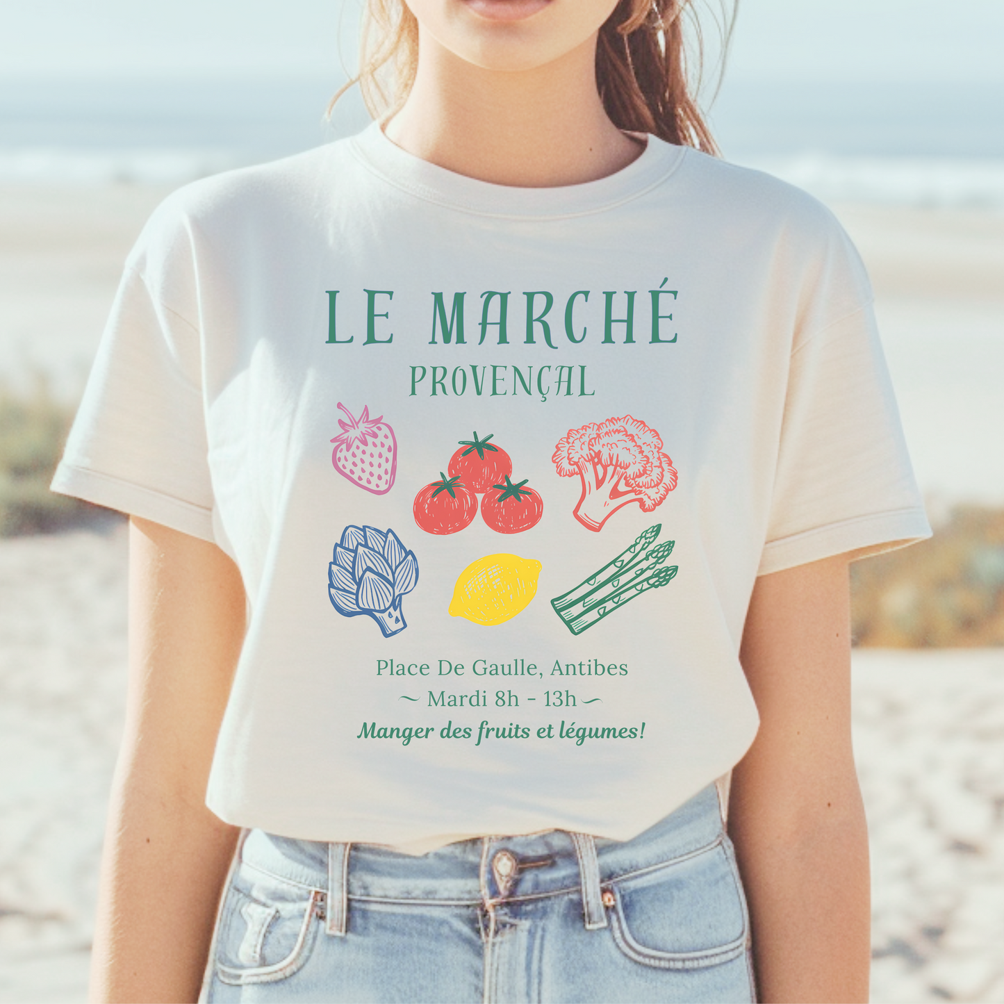 Le Marché Provençal French T-Shirt