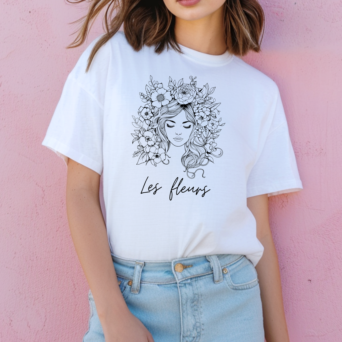 Les Fleurs French T-Shirt