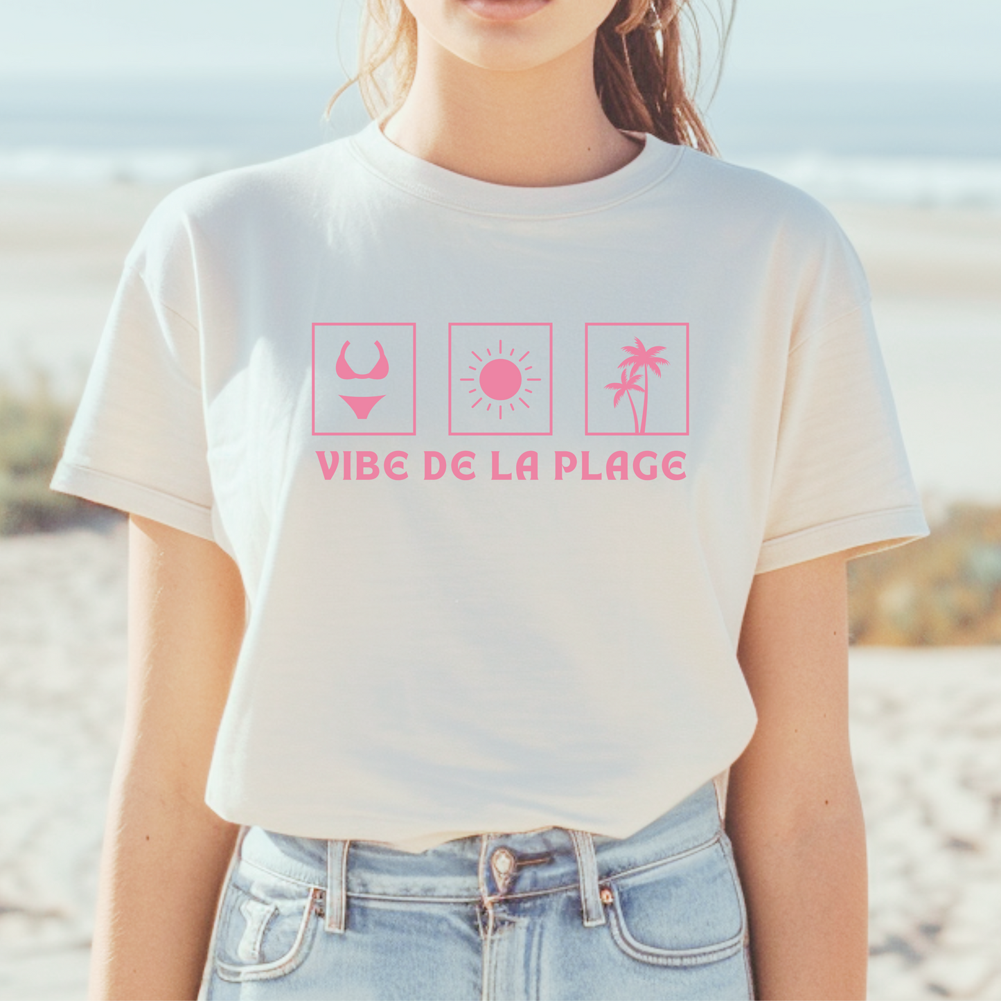 Vibe De La Plage French T-Shirt