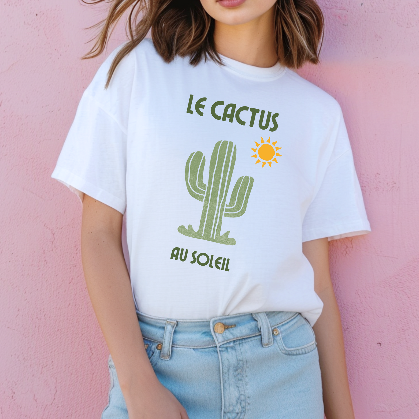 Le Cactus Au Soleil French T-Shirt