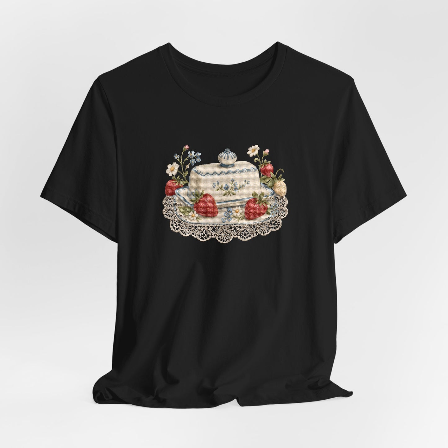 Crochet Style Butter Dish T-Shirt