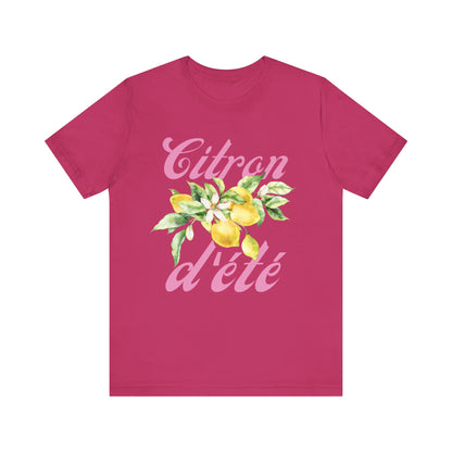 Citron d’été French T-Shirt