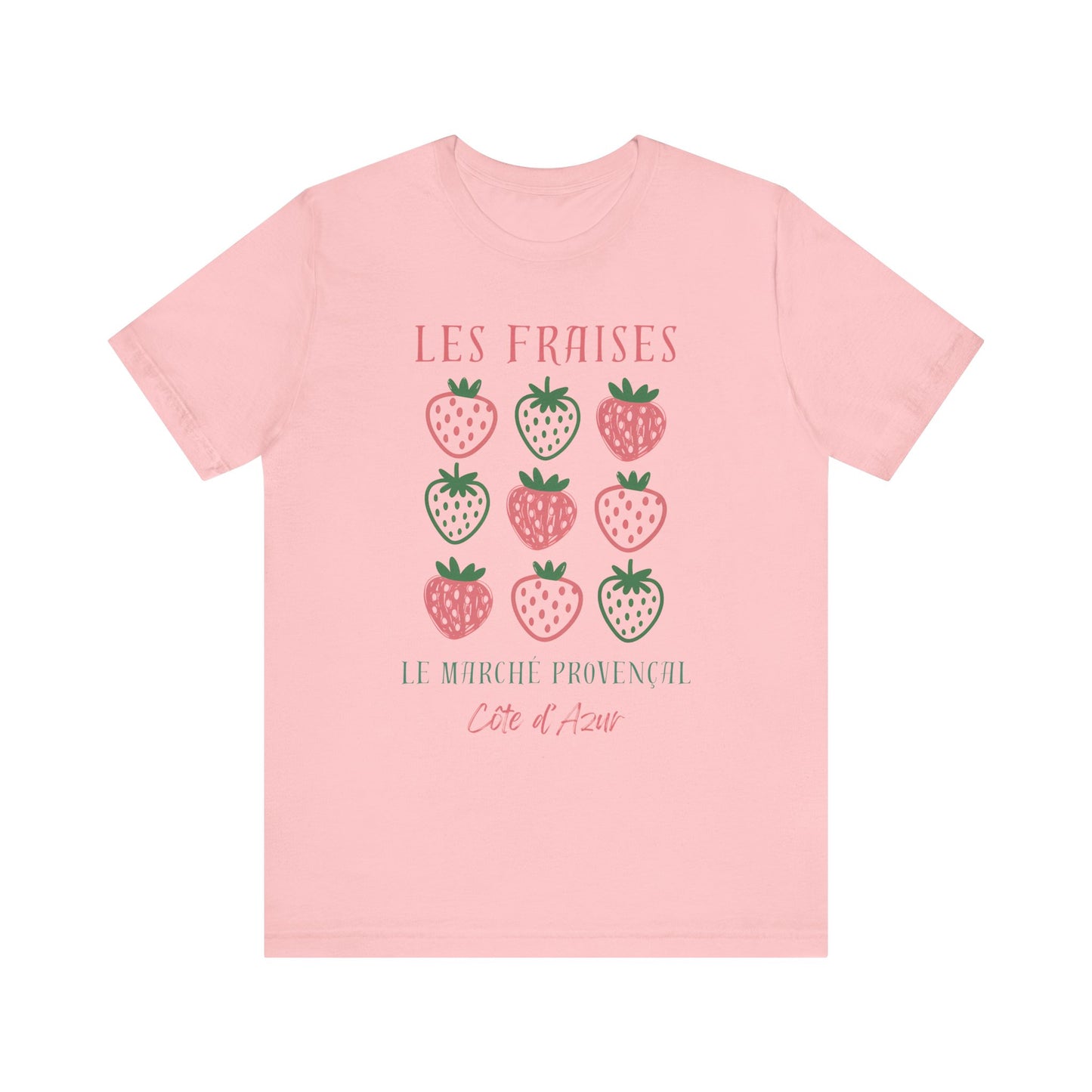 Les Fraises Marché Provençal French T-Shirt