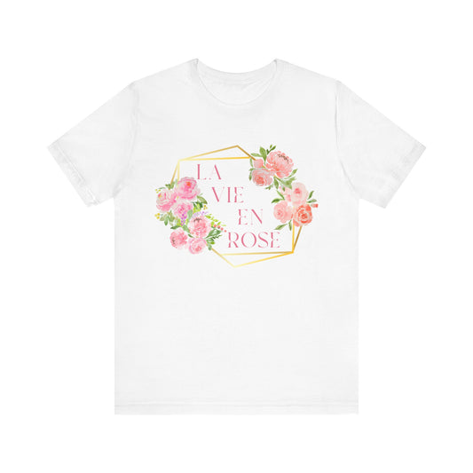 La Vie En Rose Framed French T-Shirt