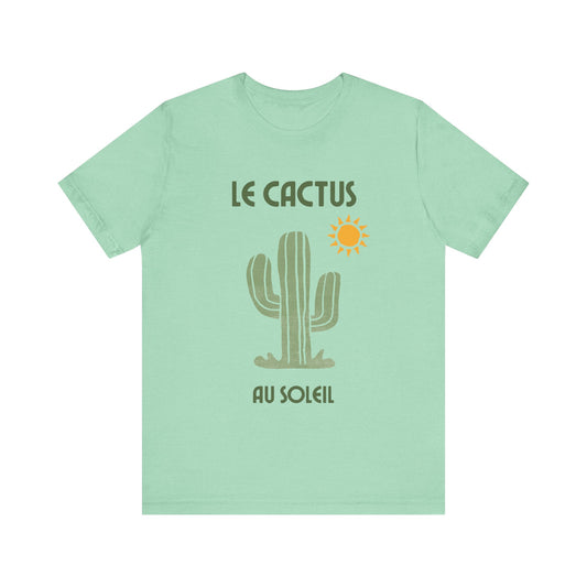 Le Cactus Au Soleil French T-Shirt