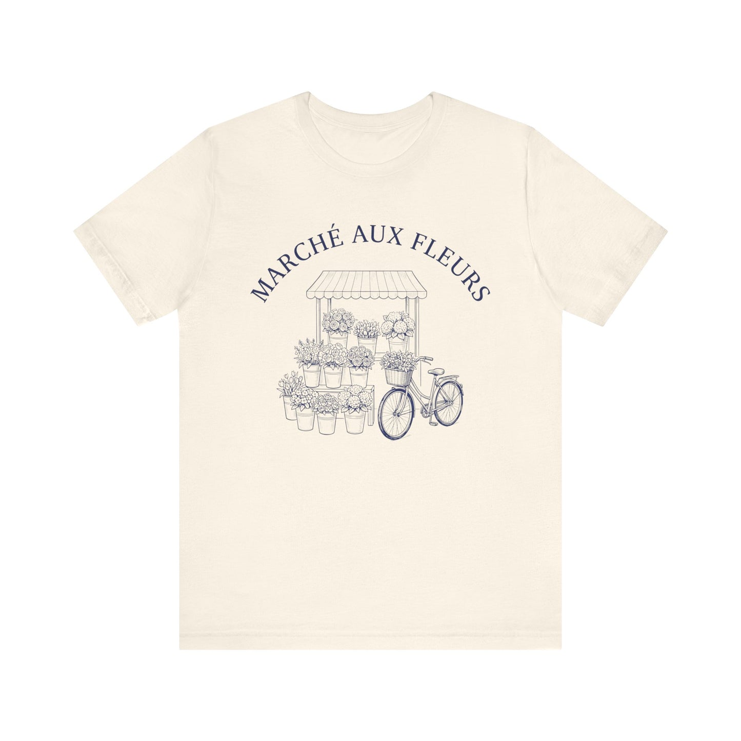 Marché aux fleurs French T-Shirt