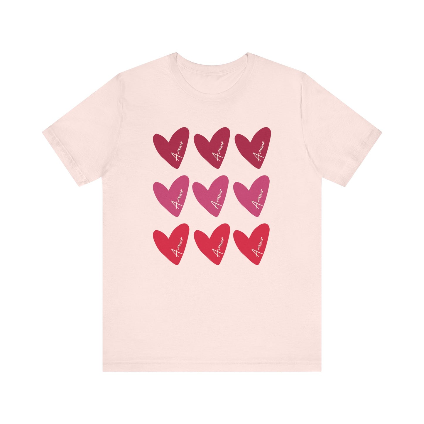 Amour Hearts French T-Shirt