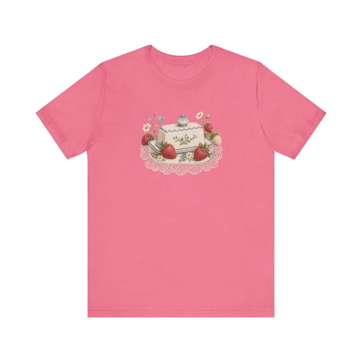 Crochet Style Butter Dish T-Shirt