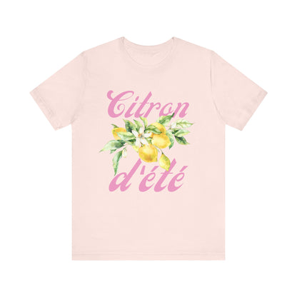 Citron d’été French T-Shirt