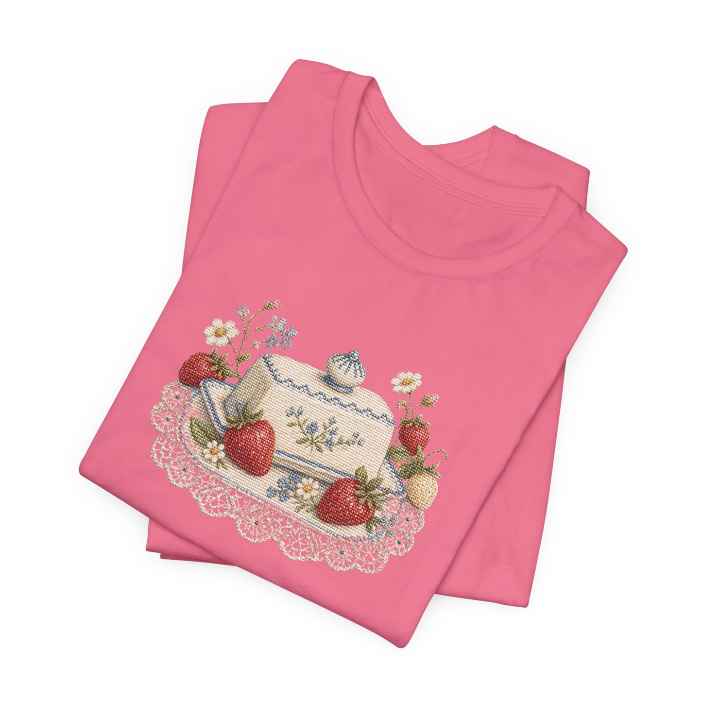 Crochet Style Butter Dish T-Shirt