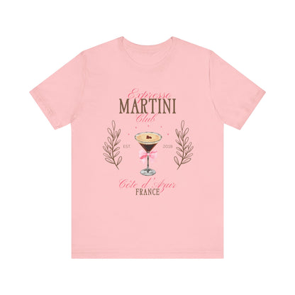 Espresso Martini Club Côte d'Azur France T-Shirt