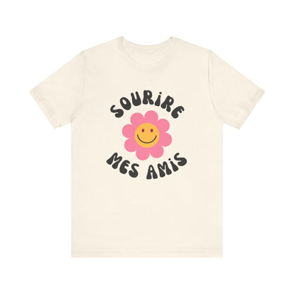 Sourire Mes Amis French T-Shirt
