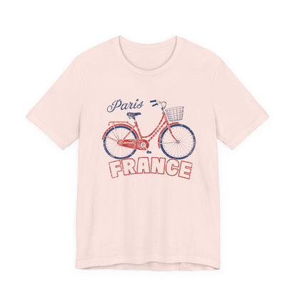 Paris France Bicycle T-Shirt