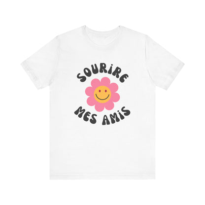 Sourire Mes Amis French T-Shirt