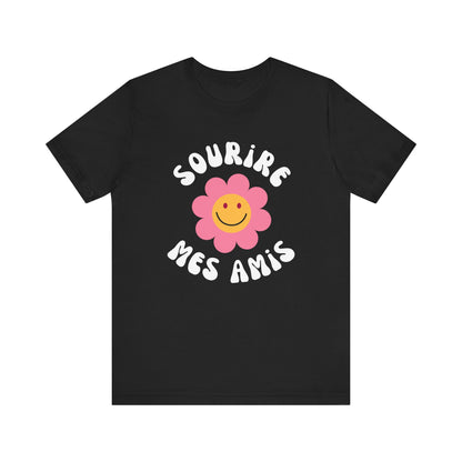 Sourire Mes Amis French T-Shirt