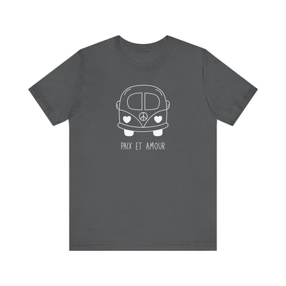 Paix & Amour Bus French T-Shirt