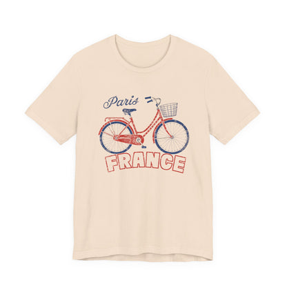 Paris France Bicycle T-Shirt
