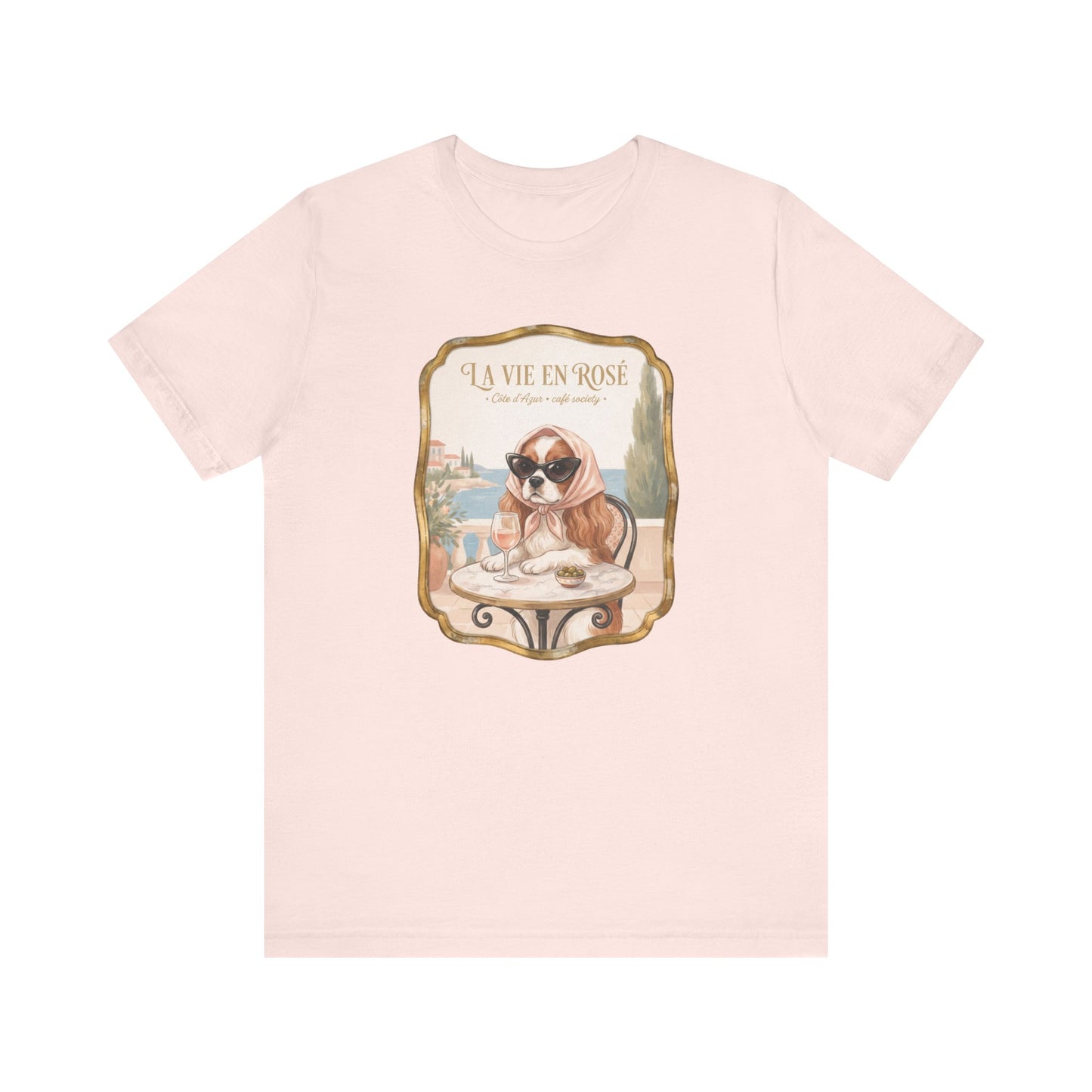 La vie en rosé Cavalier French T-Shirt