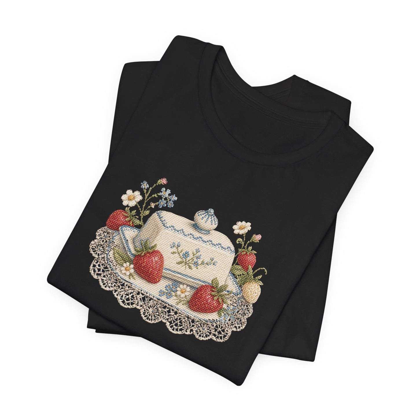 Crochet Style Butter Dish T-Shirt