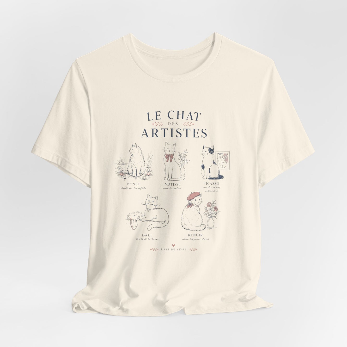 Le chat des artistes French T-Shirt