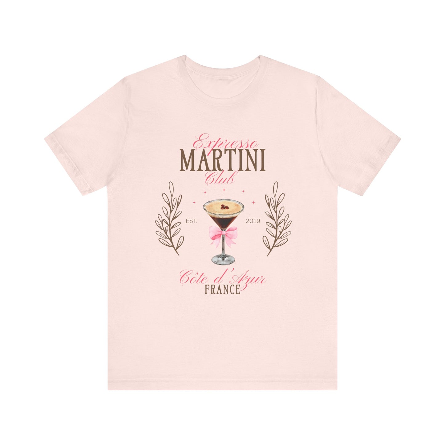 Espresso Martini Club Côte d'Azur France T-Shirt