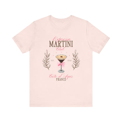 Espresso Martini Club Côte d'Azur France T-Shirt
