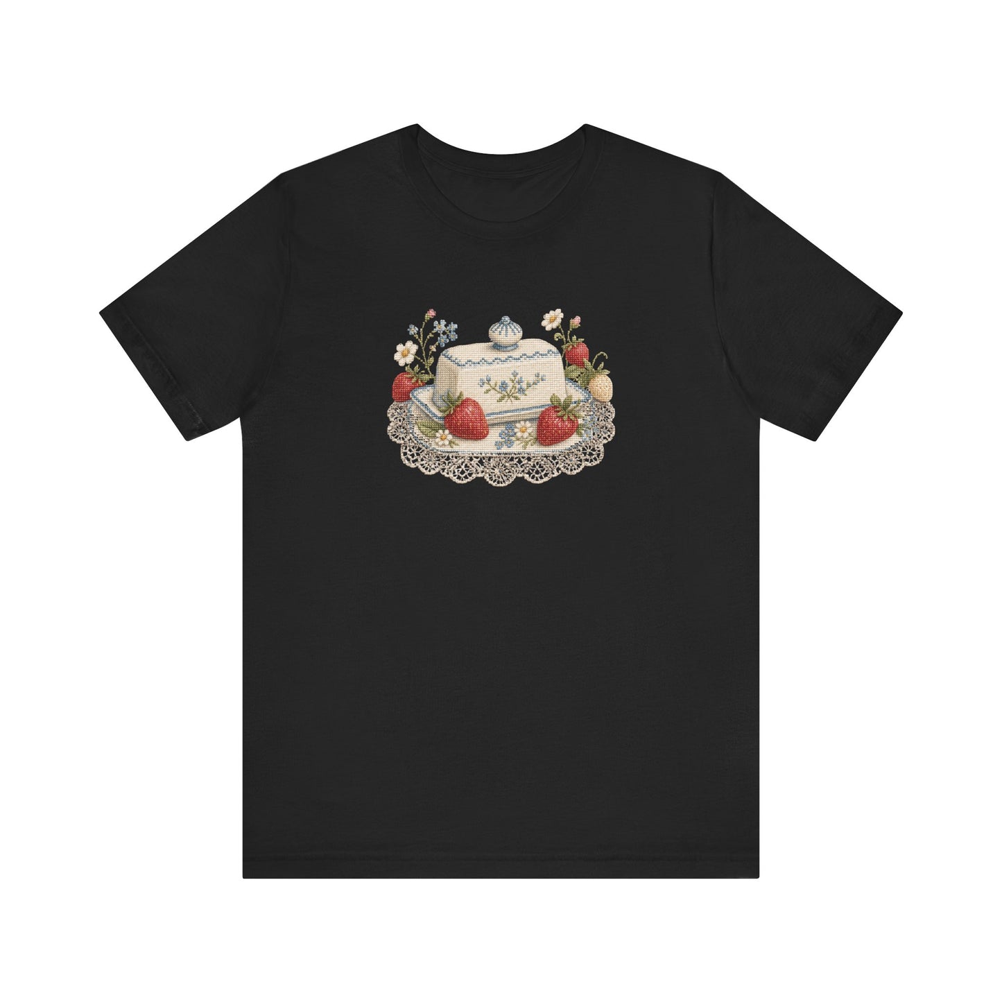 Crochet Style Butter Dish T-Shirt