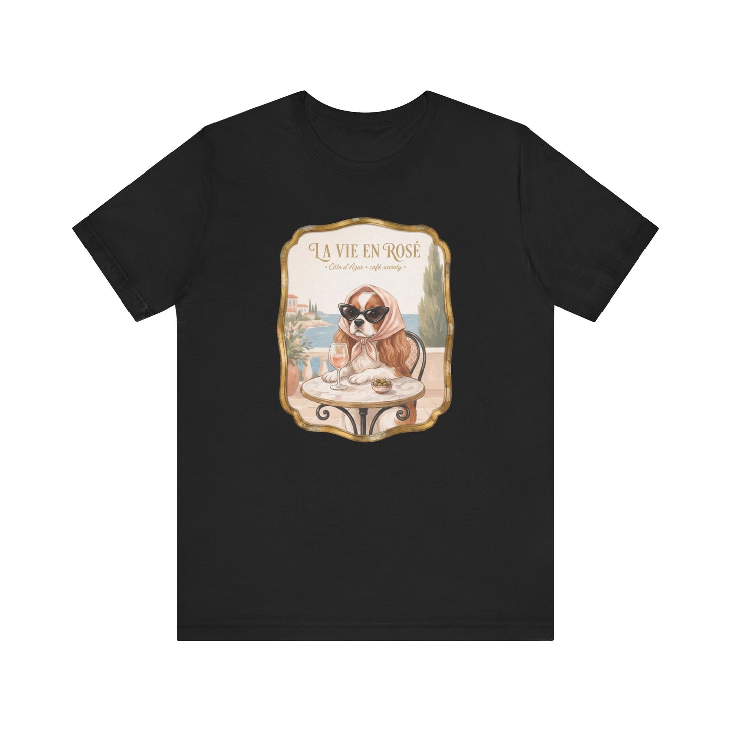 La vie en rosé Cavalier French T-Shirt