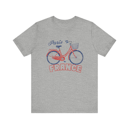 Paris France Bicycle T-Shirt