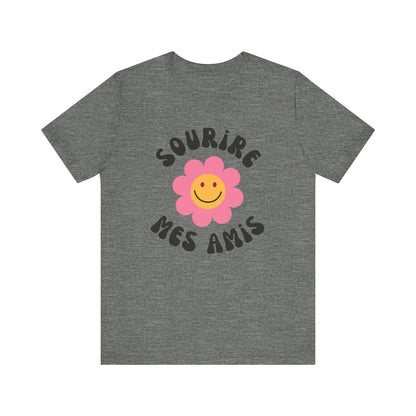 Sourire Mes Amis French T-Shirt