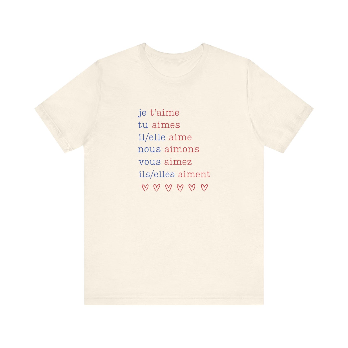 Aimer Conjugations French T-Shirt