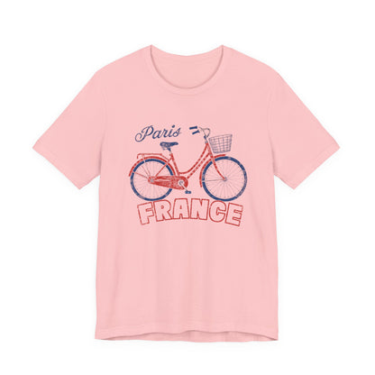 Paris France Bicycle T-Shirt