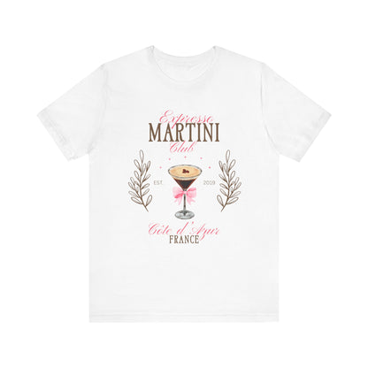 Espresso Martini Club Côte d'Azur France T-Shirt