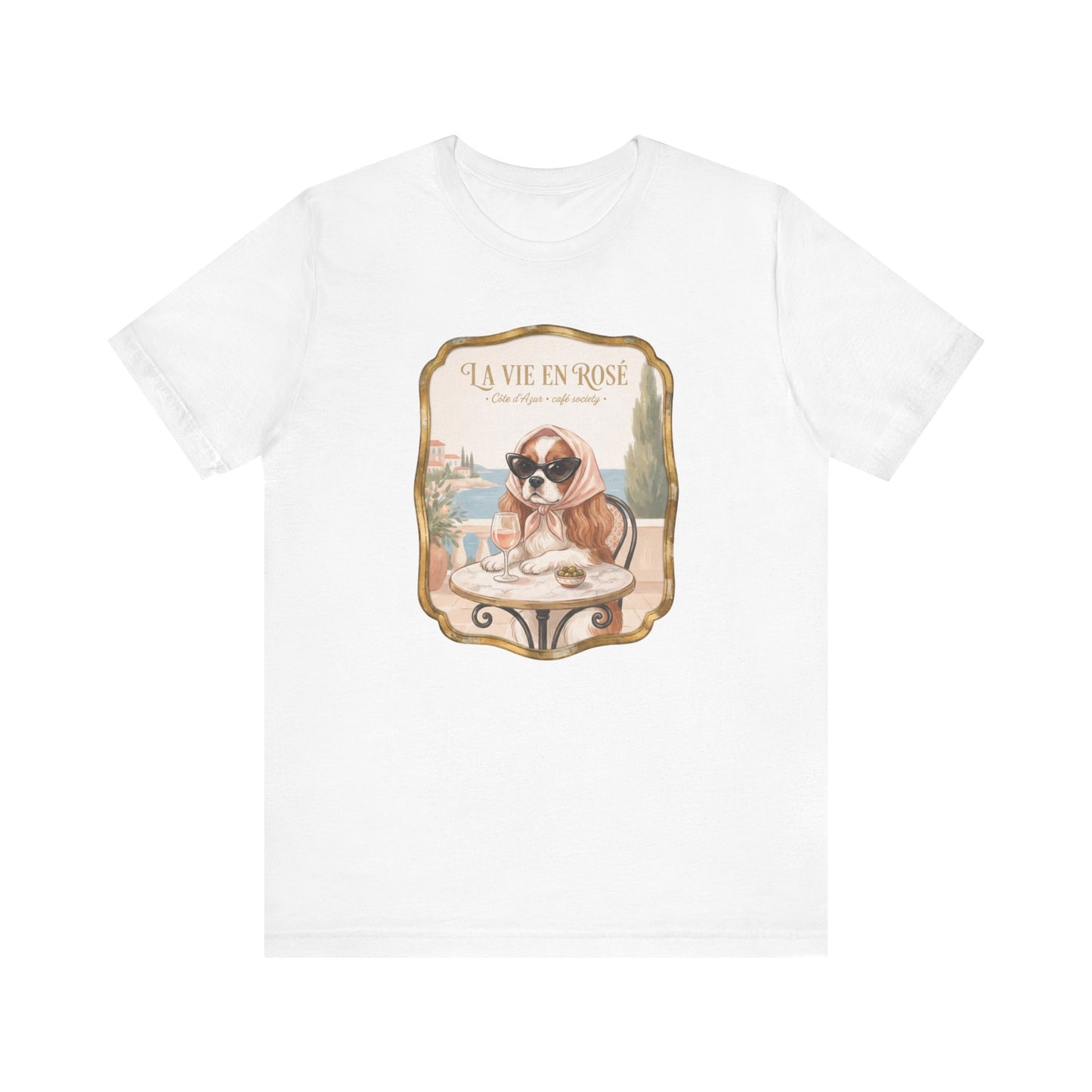 La vie en rosé Cavalier French T-Shirt