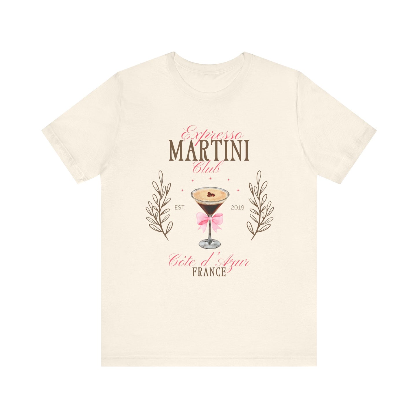 Espresso Martini Club Côte d'Azur France T-Shirt